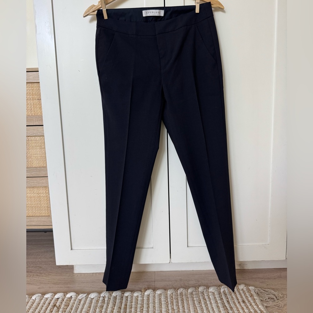 Everlane Navy Wool Blend Garment